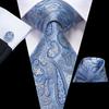 Мужские галстуки 100 шелковых галстуков с узором пейсли, носовой платок, классический черный, красный, синий галстук