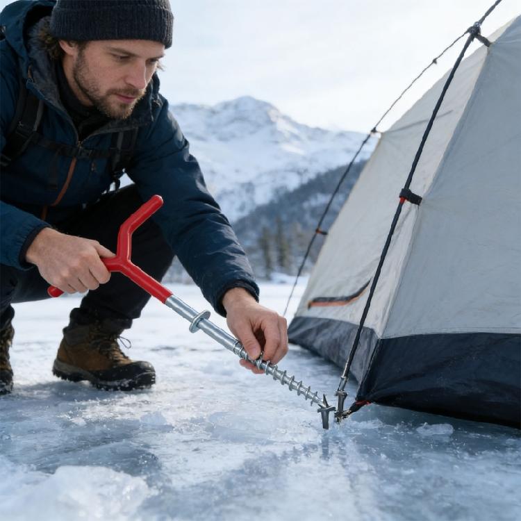 Быстрое крепление для ледобура Коллекция крепежа Содержит 6 винтов с покрытием и соединительную деталь