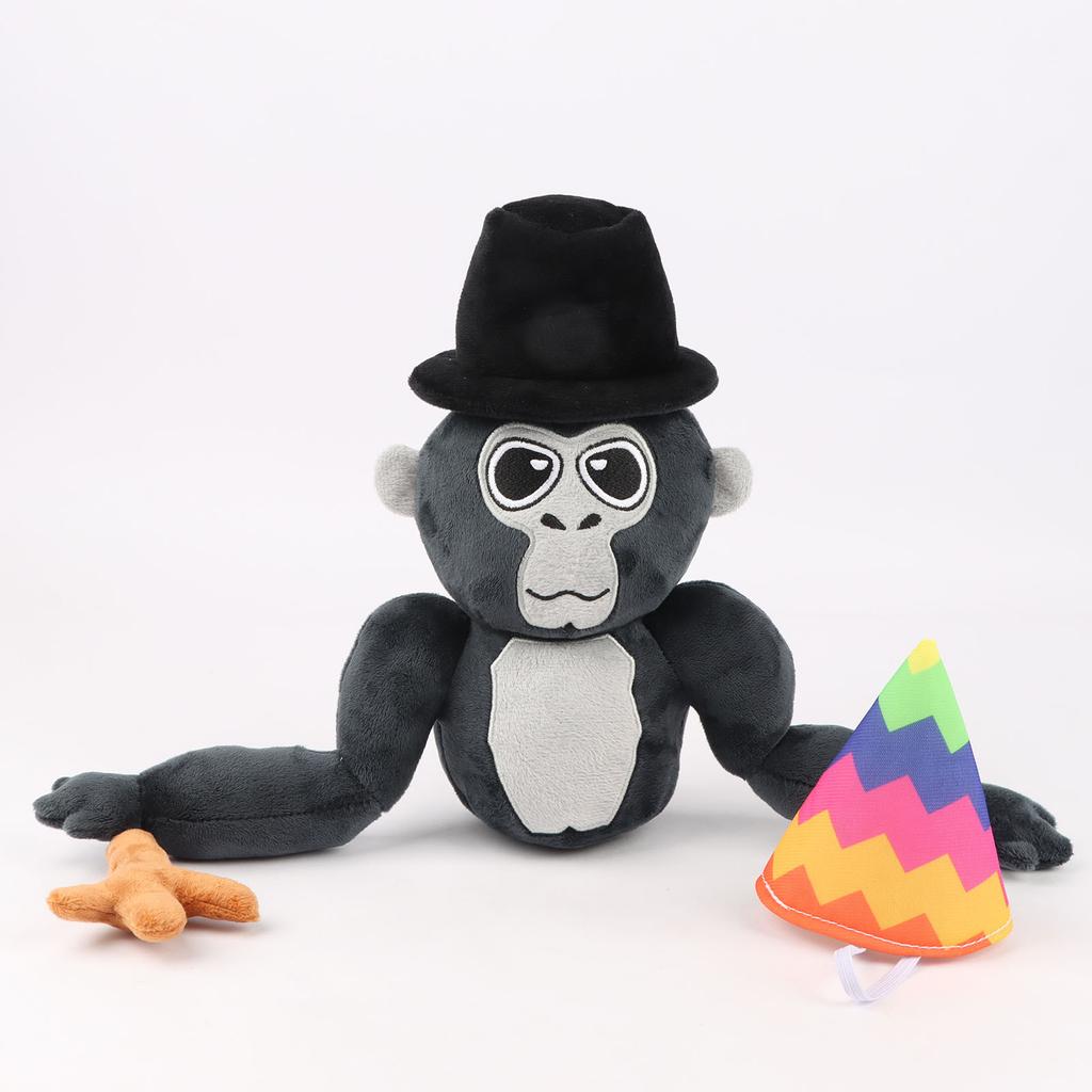 Новая плюшевая кукла Gorilla Tag Monke, черная длинная рука, плюшевая кукла из мультфильма