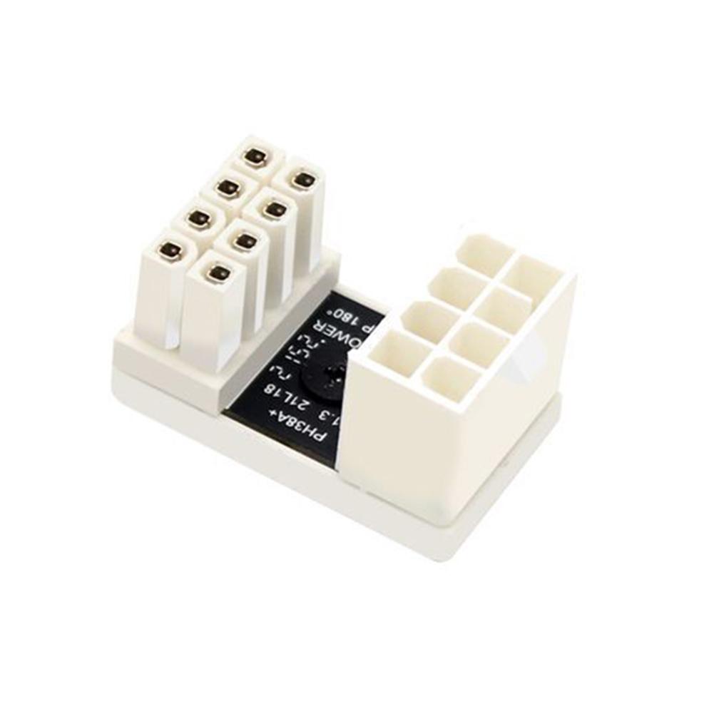 ATX 8PIN 6pin PCI-E 8pin разъем «мама-папа» под углом 90/180 градусов для настольных компьютеров, видеокарта, разъем усилителя руля для графического процессора