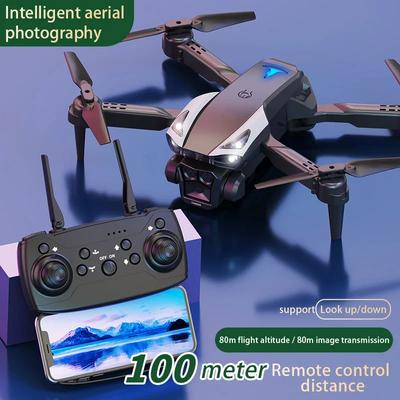 2025 Новый H18 RC Мини Дрон 4K HD Двойная Камера Обход Препятствий Зависание Складной Мини RC Вертолет WIFI FPV Квадрокоптер Игрушка Детский Подарок