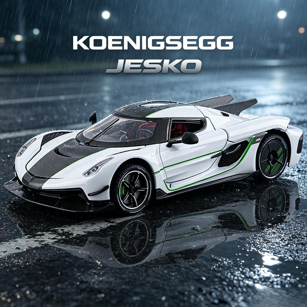 1:24 Jesko Absolut Supercar Alloy Metal Diecast Model Car Ornaments Gift