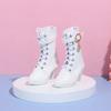 Fashion 7.8CM Doll Wearing 1/3 Differents Color 60cm Doll Boots Fabric Shoes Play House Accessories