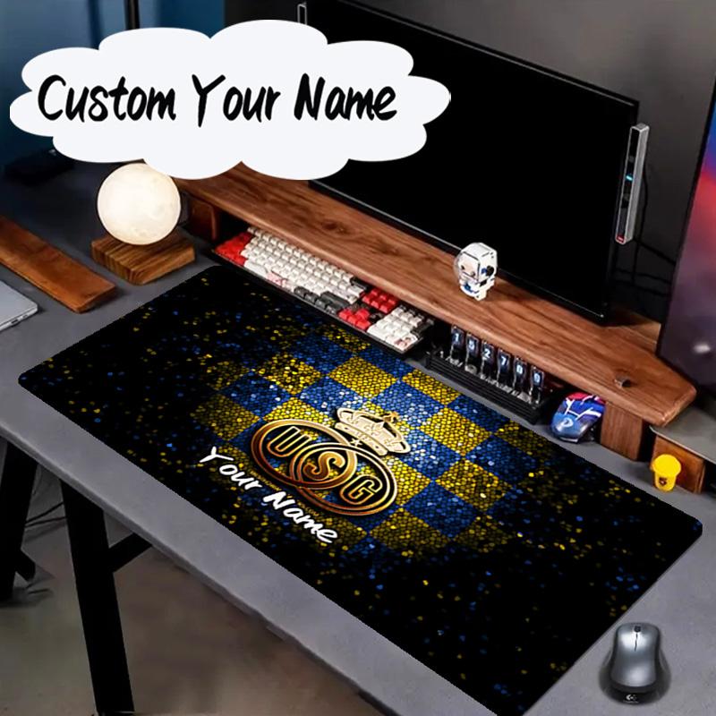 Custom Name Mouse pad Golden Crown Symbol Royale Mouse pad, Gaming Mouse Pad, keyboard pad, Desk Decor for computer notebook Fan Birthday Gift