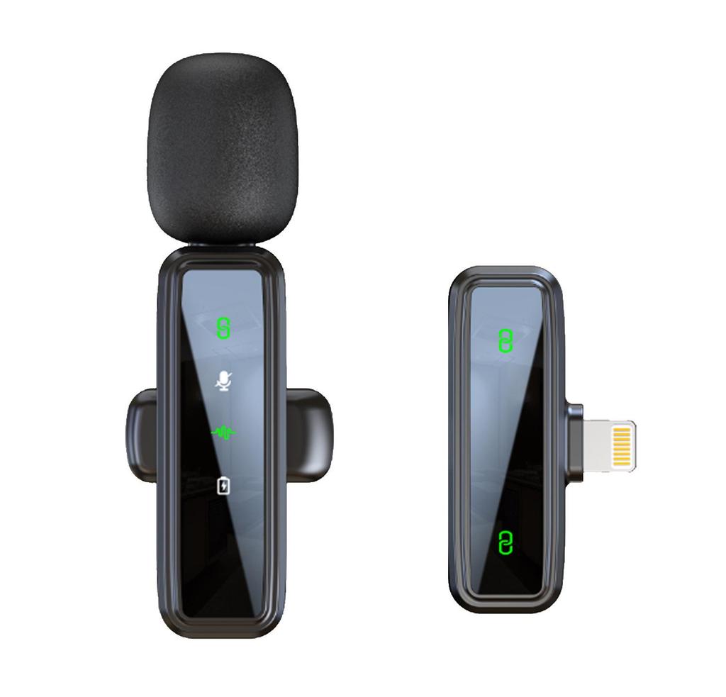 J86 Dual Wireless Lapel Microphone - Noise Reduction for Live Broadcasts