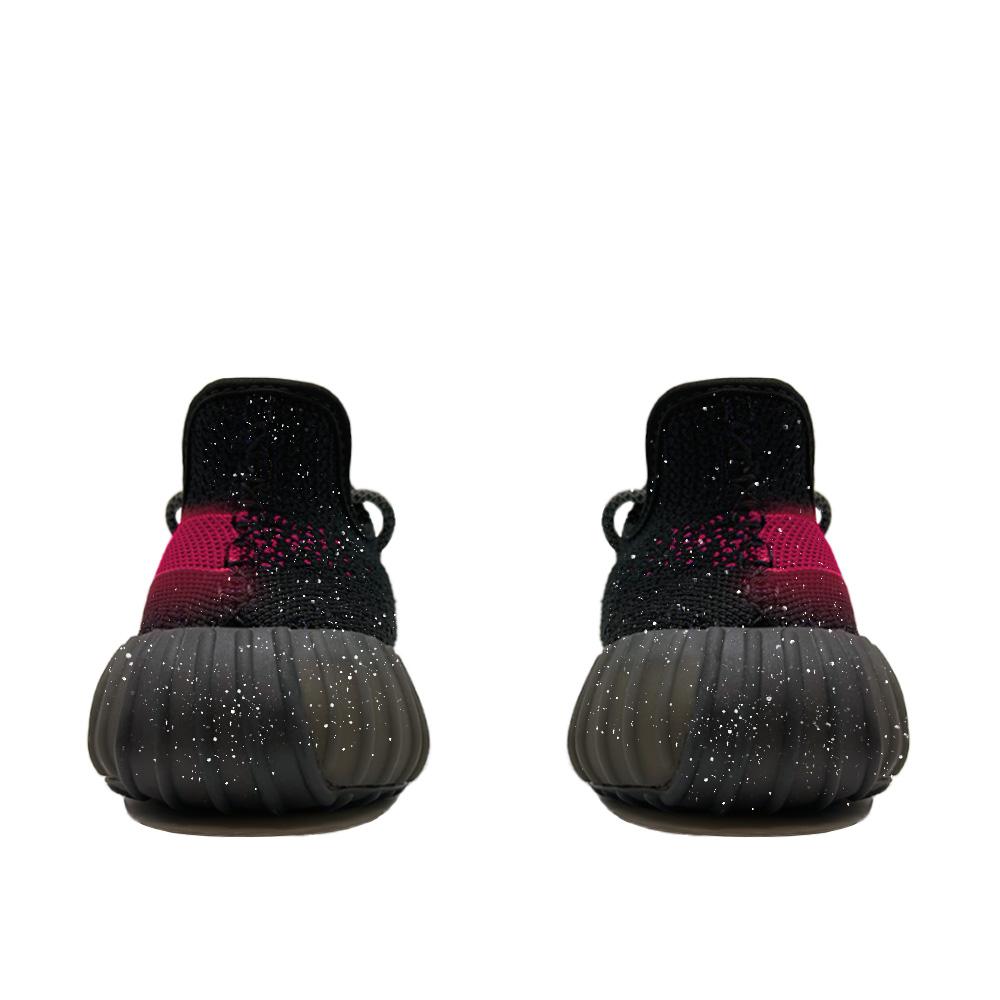 adidas Оригинальные Yeezy Boost 350 V2 Устойчивые к истиранию Низкие Беговые Кроссовки Унисекс Черно-Красные GY7164(Команда499-)