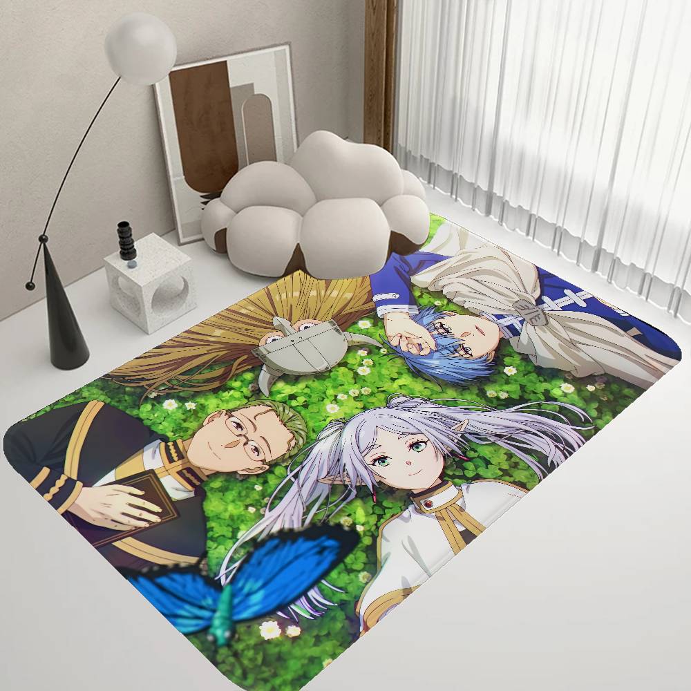 Аниме Фрирен Коврик для входной двери Скандинавский стиль Спальня Гостиная Придверный коврик Дом Балкон Противоскользящий Современный домашний декор