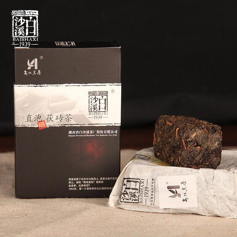 240g Premium Anhua Fu Cha Dark Tea Instant Assorted Black Tea Brick Healthy Drink