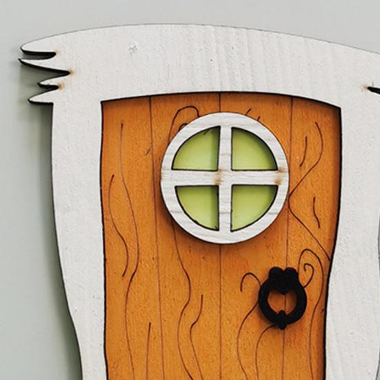 Безопасная сказочная дверь, светящаяся в ночное время, миниатюрное украшение своими руками