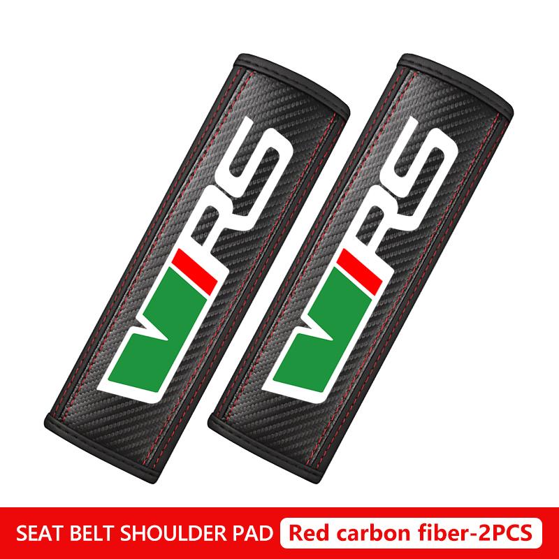 ptncy6 Car Seat Belt Shoulder Protector Interior Decoration Accessories For Skoda VRS Octavia 1 2 3 A7 A5 Fabia Rapid Superb Yeti