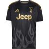 Мужские футбольные джерси Adidas Juventus Мужские Черные С Круглым Вырезом Умеренные