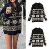 Women Autumn and Winter Knit Sweater Casual Long Sleeve Turn-down Collar Zipped Pullover Warm Knitwear Streetwear