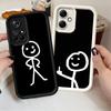 Чехол для телефона Xiaomi Redmi Note 15 14 13 Pro Plus Funny Stickman Matchman Shell 12S 11 11S 11T 5G 14S из мягкого силикона.