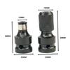 Drill Bit Chuck Adapters 2Pcs 1/2 Square Drive To 1/4 Hex Shank Conversion