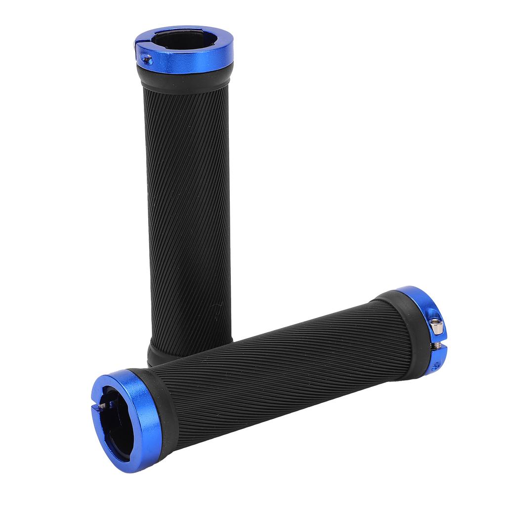 Велосипедные ручки Защита окружающей среды Противоскользящие Износостойкие Велосипедные рули для езды на велосипедеСиний