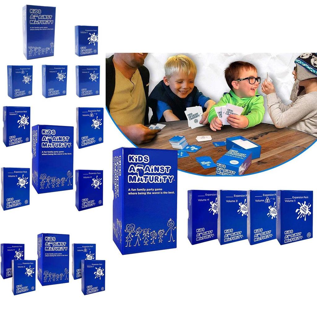 Веселая карточная игра Kids Against Maturity для вечеринок с друзьями и семьей