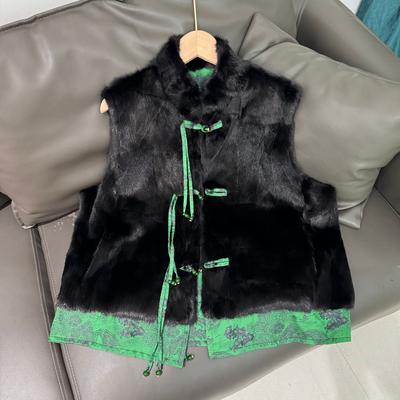 Новая шуба, меховая женская жилетка с обеих сторон