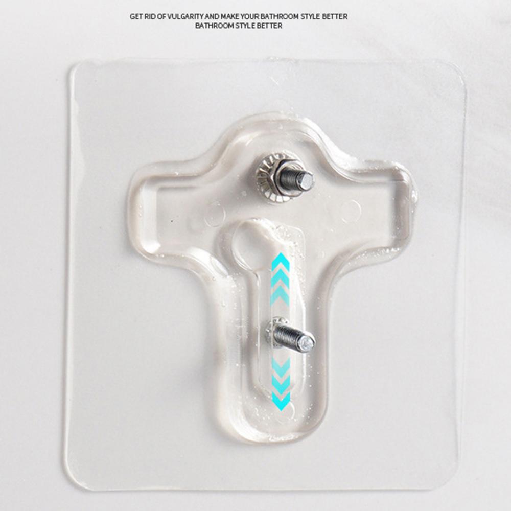 Без перфорации Двойное отверстие Винты Наклейка На Стену Вешалка Для Фотоаппарата Гвоздь Бесплатные Наклейки