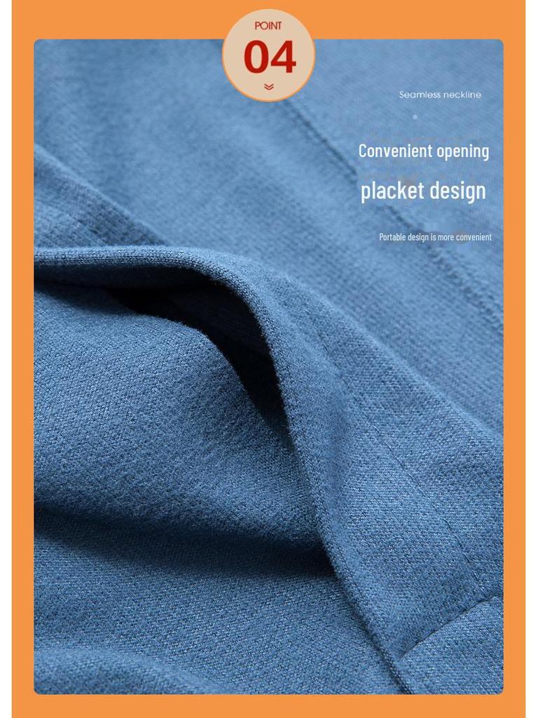 Мужской термобелье и пижама из немецкого бархата - осенне-зимняя рубашка и брюки, плюс толщина бархата