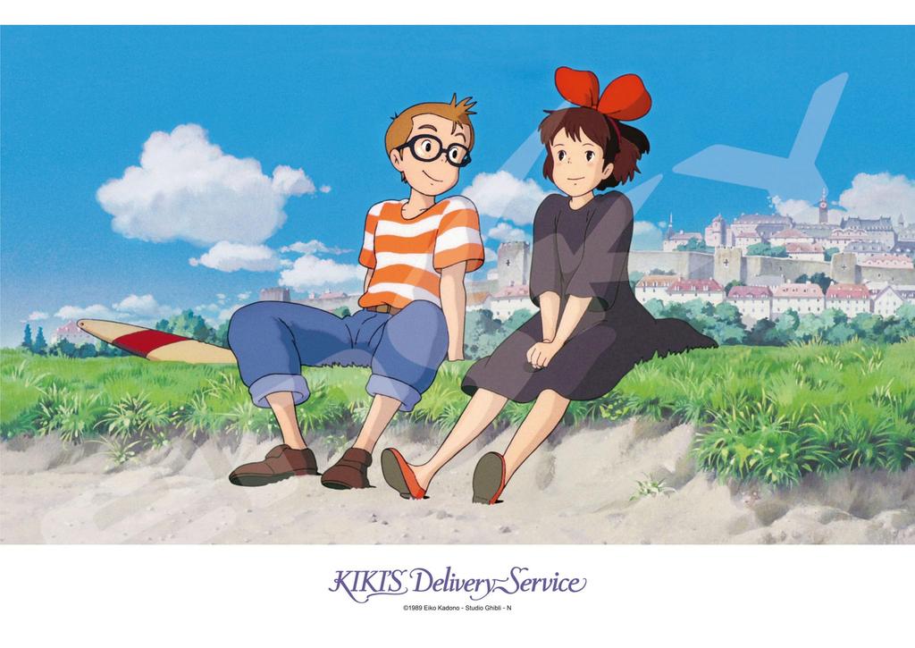 Ensky jigsaw Delivery Service Chatting on the Seashore x 108-piece puzzle Kiki's - (18.2 25.7 cm)