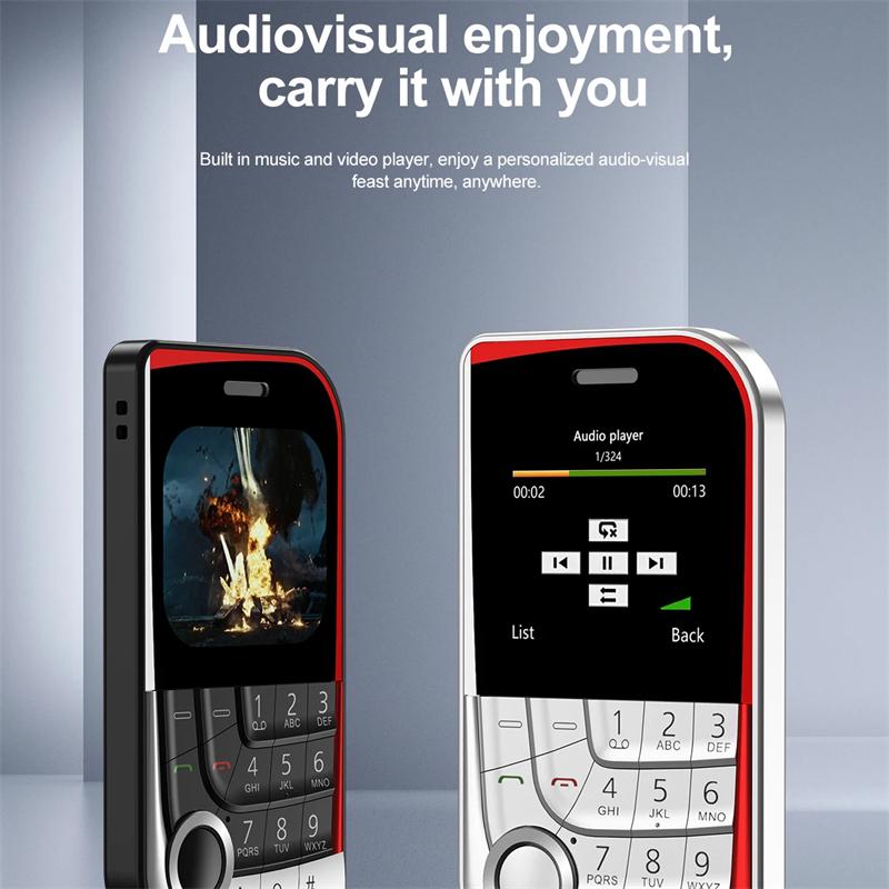 V10 Dual SIM Standby Мобильный телефон 2.01 дюймовый экран Magic Voice Speed Dial Фонарик FM-радио MP4 Дешевые резервные сотовые телефоны