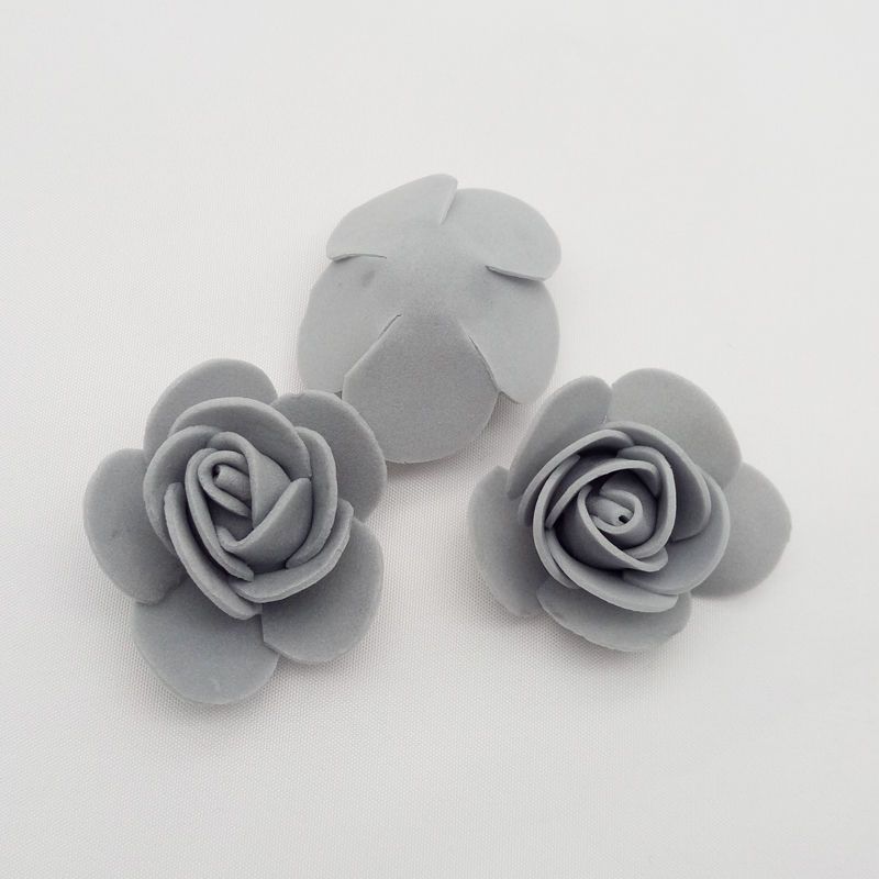 10/50/100 шт. 3 см пенопластовая роза для медведя искусственные цветы Diy подарочная коробка свадебные декоративные рождественские украшения для дома 20 цветов