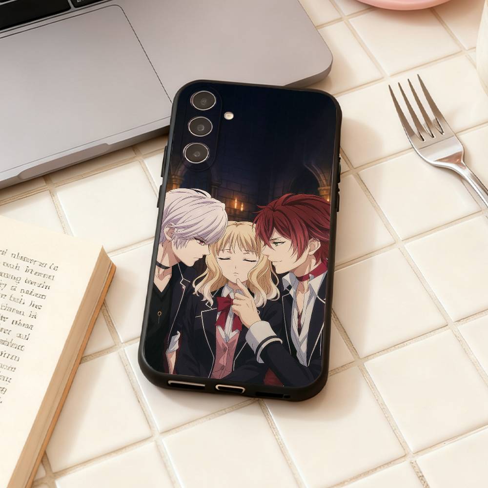 Чехол для телефона D-Diabolik-ks Anime L-Lovers для Samsung Galaxy A73, A72, A71, A70, A53, A52, A51, Другие Мягкий Черный Корпус