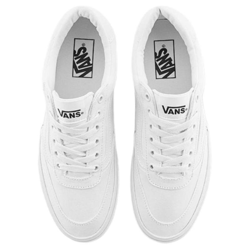 Vans Бруклин LS Нескользящие Износостойкие Низкие кеды для скейтбординга Мужские Белые кроссовки VN000D7QWWW