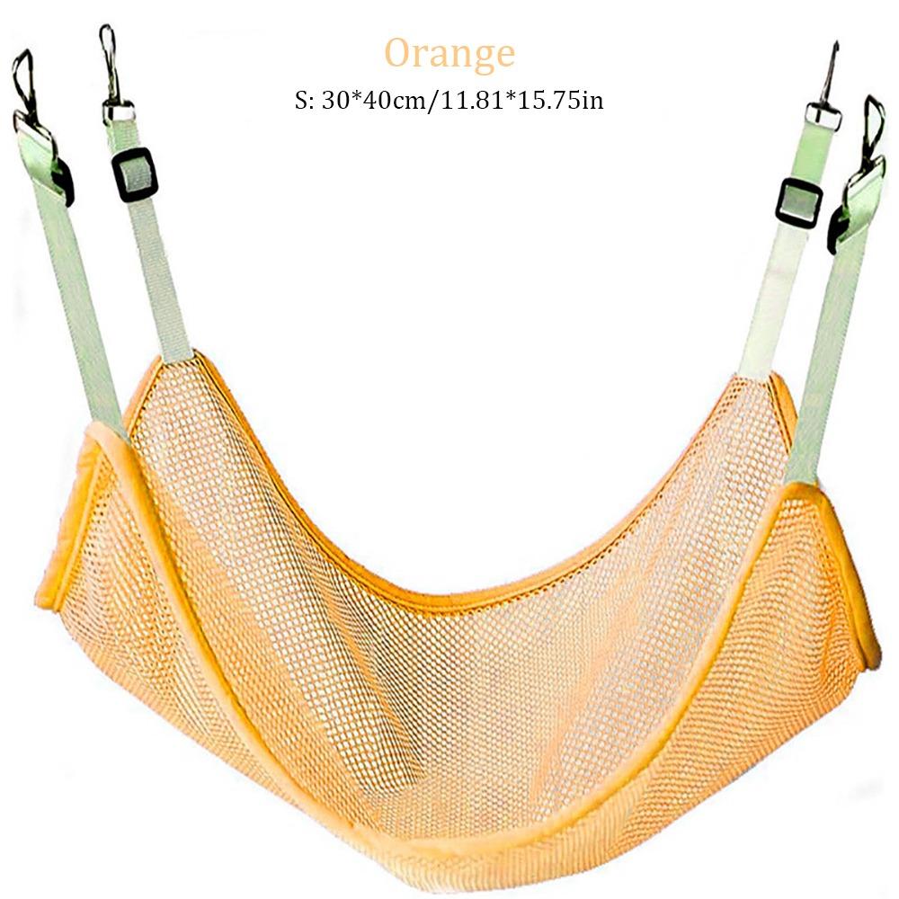 Sturdy Mesh Pet Hammock Breathable Adjustable Pet Swing Bed Hangable Cat Dog Hanging Nest Indoor
