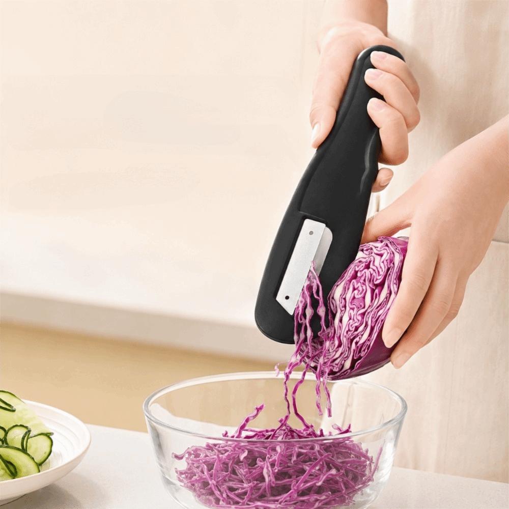 Non-slip Handle Cabbage Shredder Black Kitchen Slicing Cutter  Cucumber