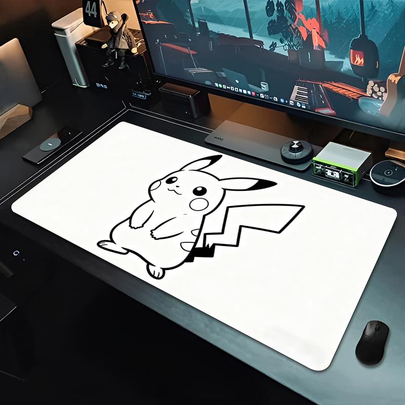 Mouse Pad Professional E-sports Gamer Speed Pokemon Pikachu Mousepad Gaming Non-Slip Extended Keyboard Desk Mat Notbook Mousepad