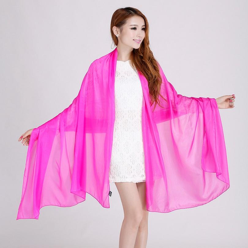 [BYSIFA] Женский металлический серый шелковый шарф-шаль 180*110 см Дизайн оверсайз Женские шарфы Накидки Летние солнцезащитные шали Черный Розовый