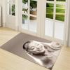 Vintage Glamour Portrait Carpet Rug Soft Washable Antislip Home Living Room Sofa Mats Personalized Christmas Rug