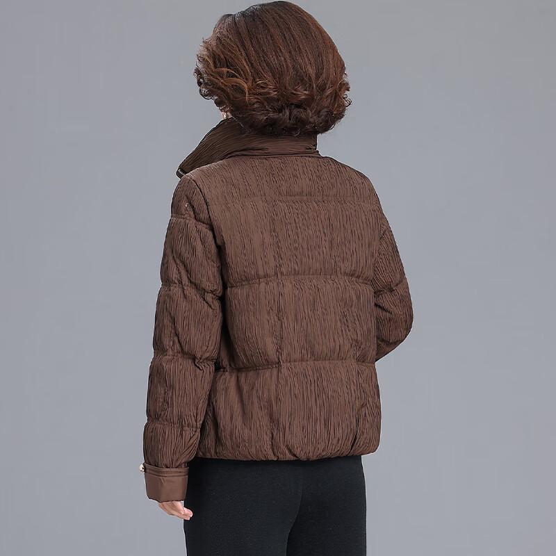 AIXUANMI Women's Elegant Short Down Jacket