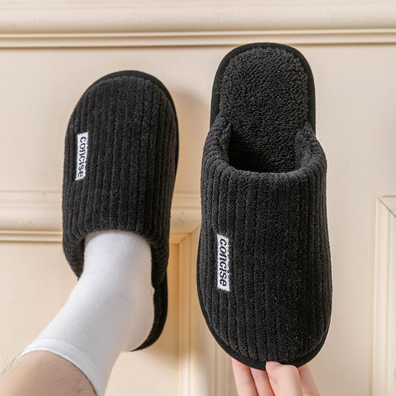 Spring and Autumn Cotton Slippers Four Seasons Winter Women's Indoor Home Cotton Linen Non-slip Linen Home Couple