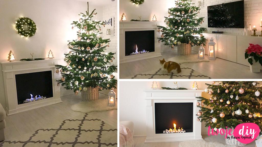 Portal Bioethanol fireplace NOVEMBER TÜV white with glazing set