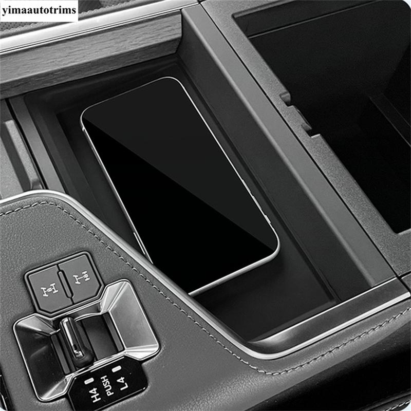For 2024 Lexus GX550 Car Center Console Wireless Charger Silicone Silica Gel Protection Pad Interior Accessories Modification