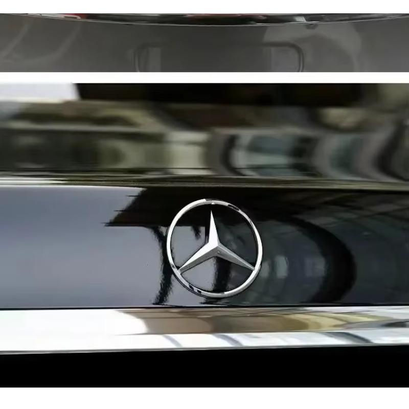 C200 E200 Для Mercedes Benz 9см АБС Наклейка на задний багажник автомобиля Эмблема на багажник Для Mercedes Benz S320 W164 W203 W204 W168 C180 E320 A20