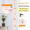 Waterproof Child Growth Chart Self-adhesive Growth Chart Sticker  Home Use