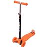 A Win-win Situation! 3-wheeled Kick Scooter for Kids with LED Light-up Wheels, Foot Brake, and a Great Birthday Gift. Easy Skater Tricycle (orange)