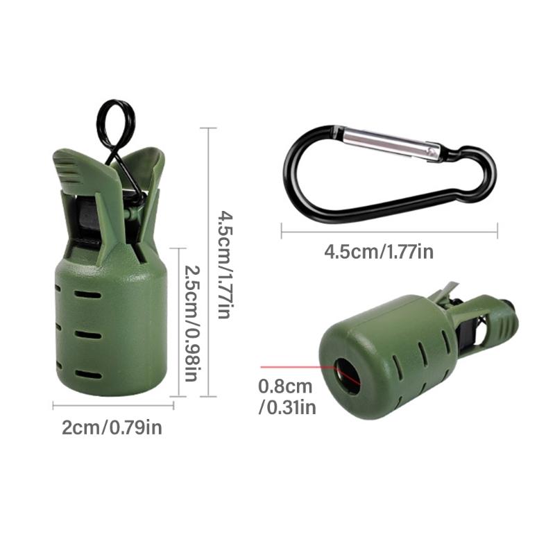 9Pcs Squid Jigs Baits Protector Squid Jigs Hook Protector Case Fishing Tool Squid Jigs Cover Protector With Carabiner