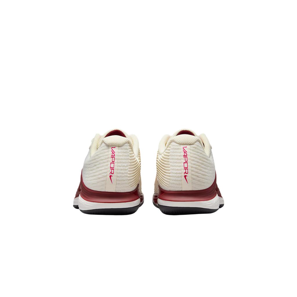 Nike Court Air Zoom Vapor 12 HC Командный красный Ярко-розовый Женские кроссовки Кремовый Бледно-слоновая кость Парус FV5554-104