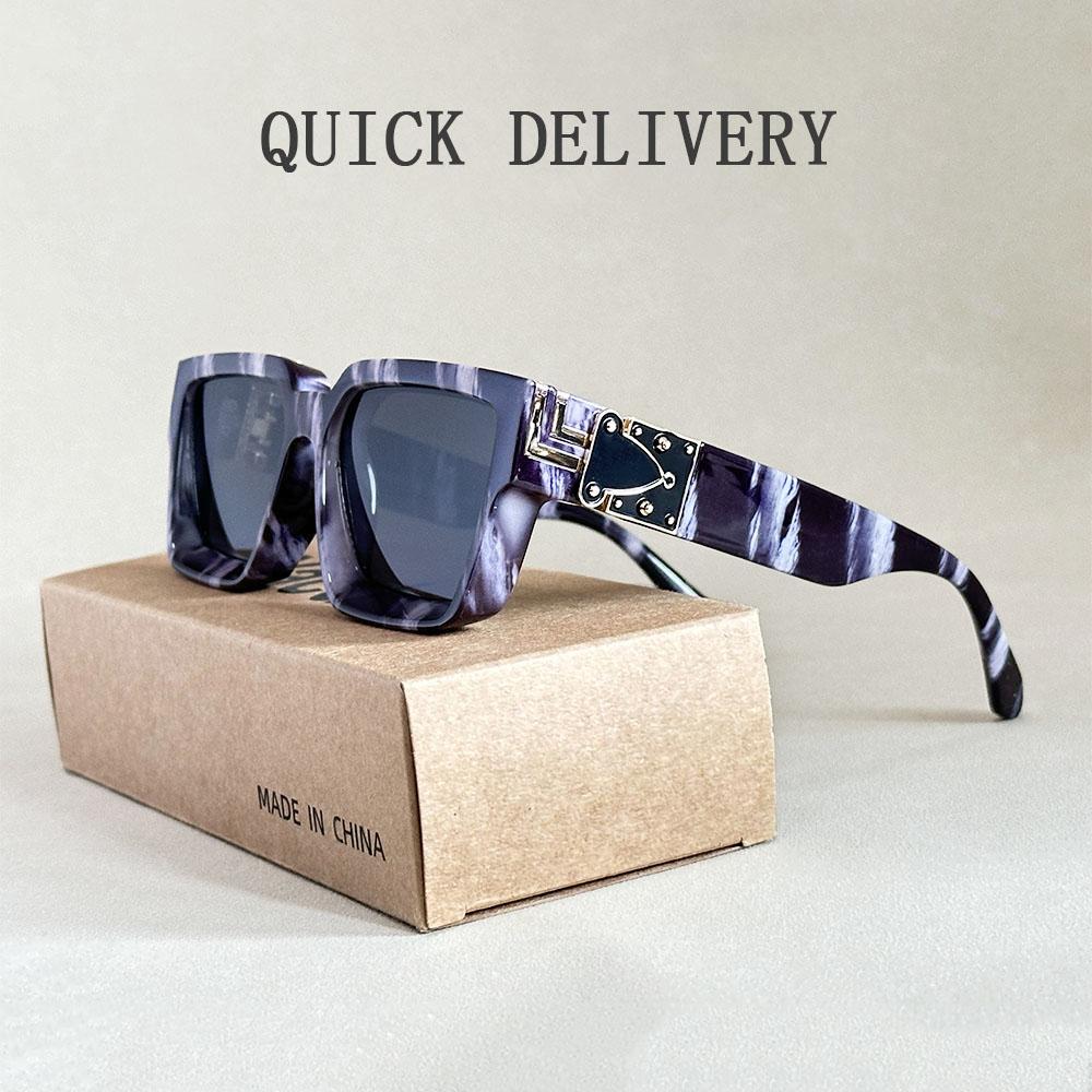 Модные солнцезащитные очки для мужчин, трендовые квадратные солнцезащитные очки для женщин, винтажные очки для отпуска, дизайнер