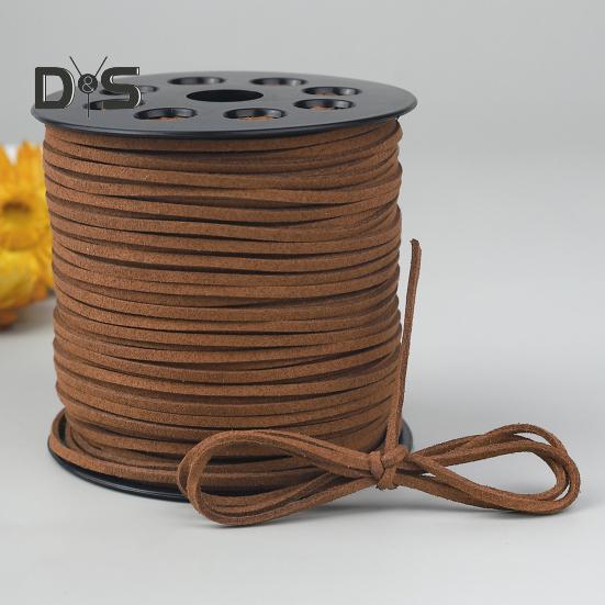 Бархатная веревка длиной 100 ярдов, шириной 3 мм, бархатный шнур для самостоятельного изготовления шнурков для обуви, изготовления ювелирных изделий, ремешка, ожерелья, браслета, плетеной веревки
