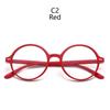 Retro Round Reading Glasses Blue Light Red Blue Purple Colorful Frame Glasses Presbyopic Eyeglasses Women +1.0 +1.5