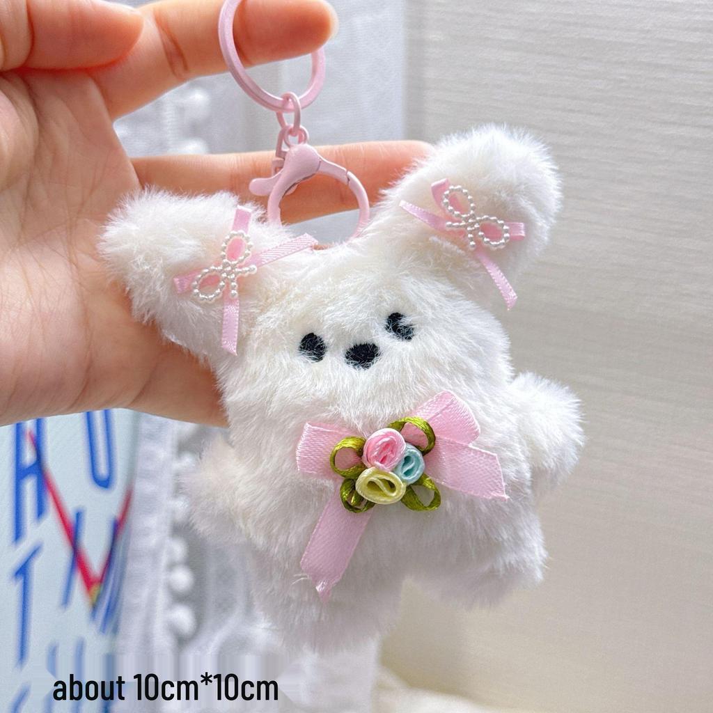 Plush Keychain Charm: Small Pendant Doll for Events & Street Stalls