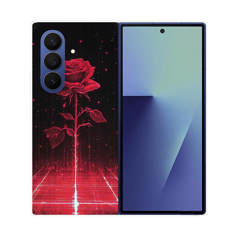 Чехол для Samsung Galaxy Z Fold 7 Мраморный Жесткий ПК Задняя Крышка Для Samsung Galaxy Z Fold7 ZFOLD7 Полностью Защитный Корпус Телефона