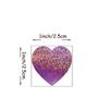 100-500pcs Holographic Pink Heart Sticker Party Gift Wrapping Label Scrapbook Cartoon Rewards Stationery Stickers