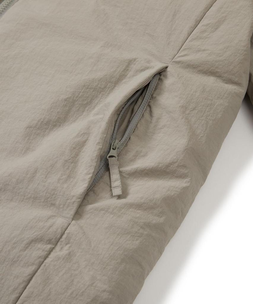 Snow Peak Пуховик Land Hood LW Верхняя одежда Пух и туман Размер L GS-S25WMGDJ50, Куртка, Наполнитель, Мужской Женский, Серый,