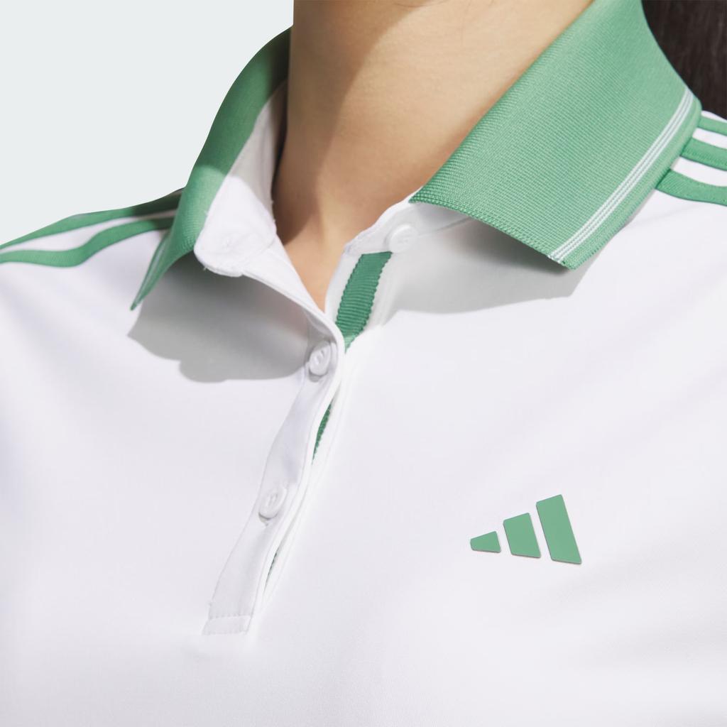 adidas Женская белая рубашка-поло IS4733